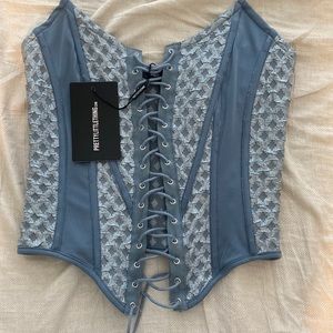 PRETTYLITTLETHING corset top NWT